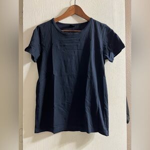 Filson Navy Blue Scoop Neck T-Shirt Women Size Medium